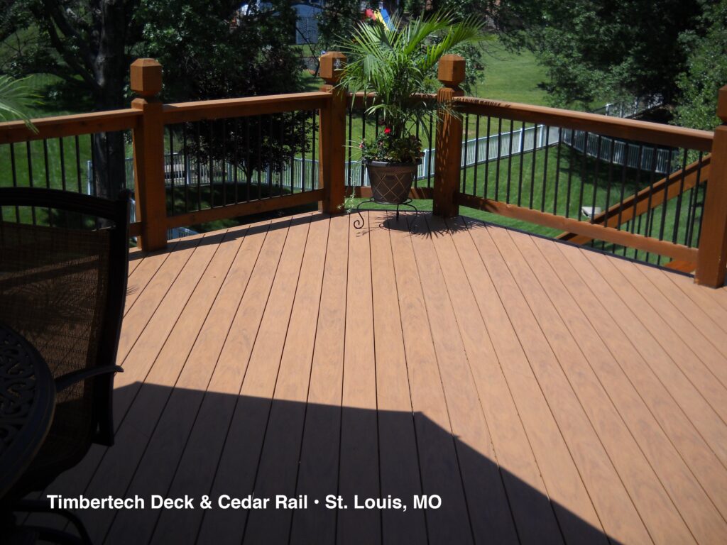 Timbertech Deck, Cedar Rail Timbertech Deck, Cedar Rail